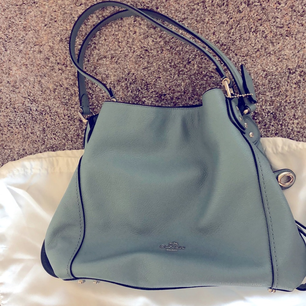 Coach leather handbag